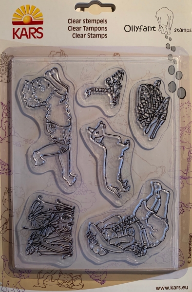 Clear Stamp Ollyfant, Garten